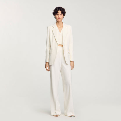 Sandro Sequin suit trousers