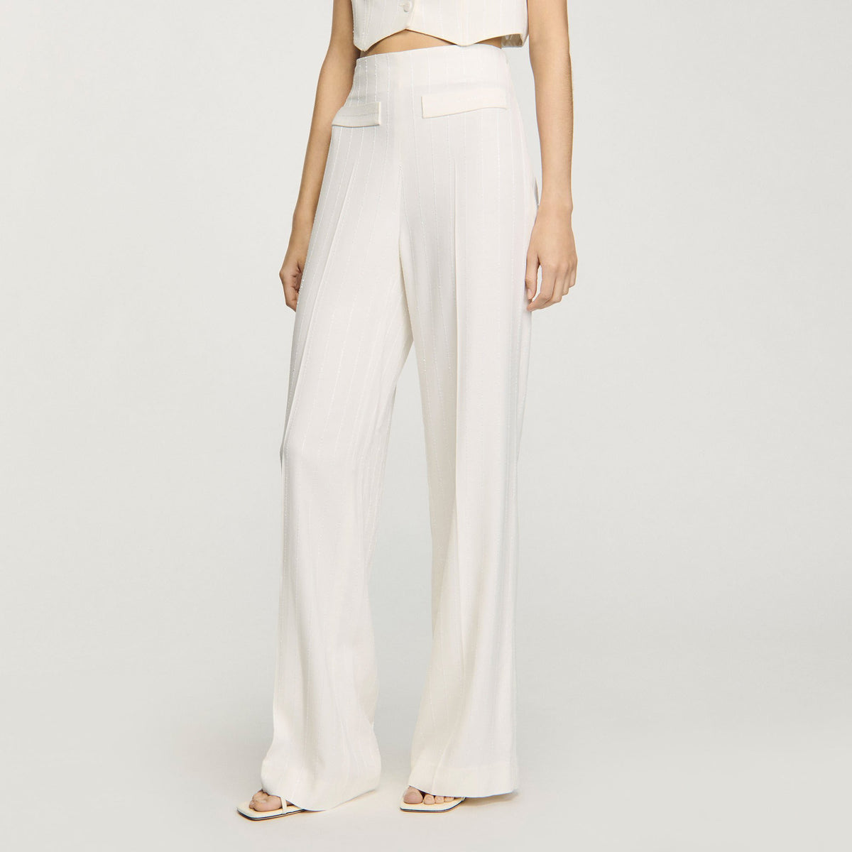 Sandro Sequin suit trousers