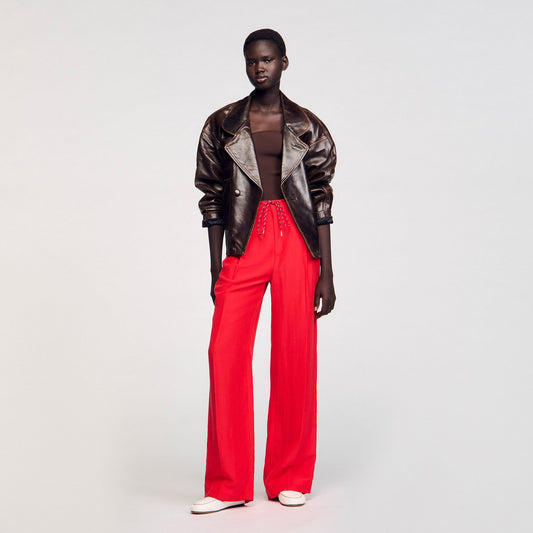 Sandro Drawstring trousers