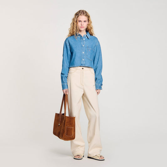Sandro Lace-up jeans