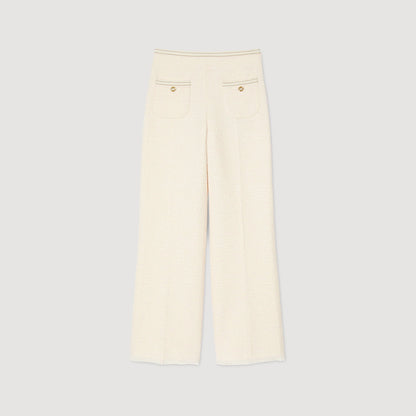 Sandro Decorative tweed trousers
