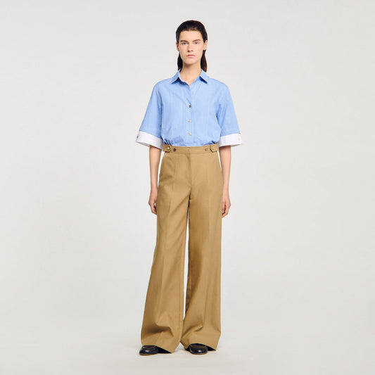 Sandro Cotton suit trousers