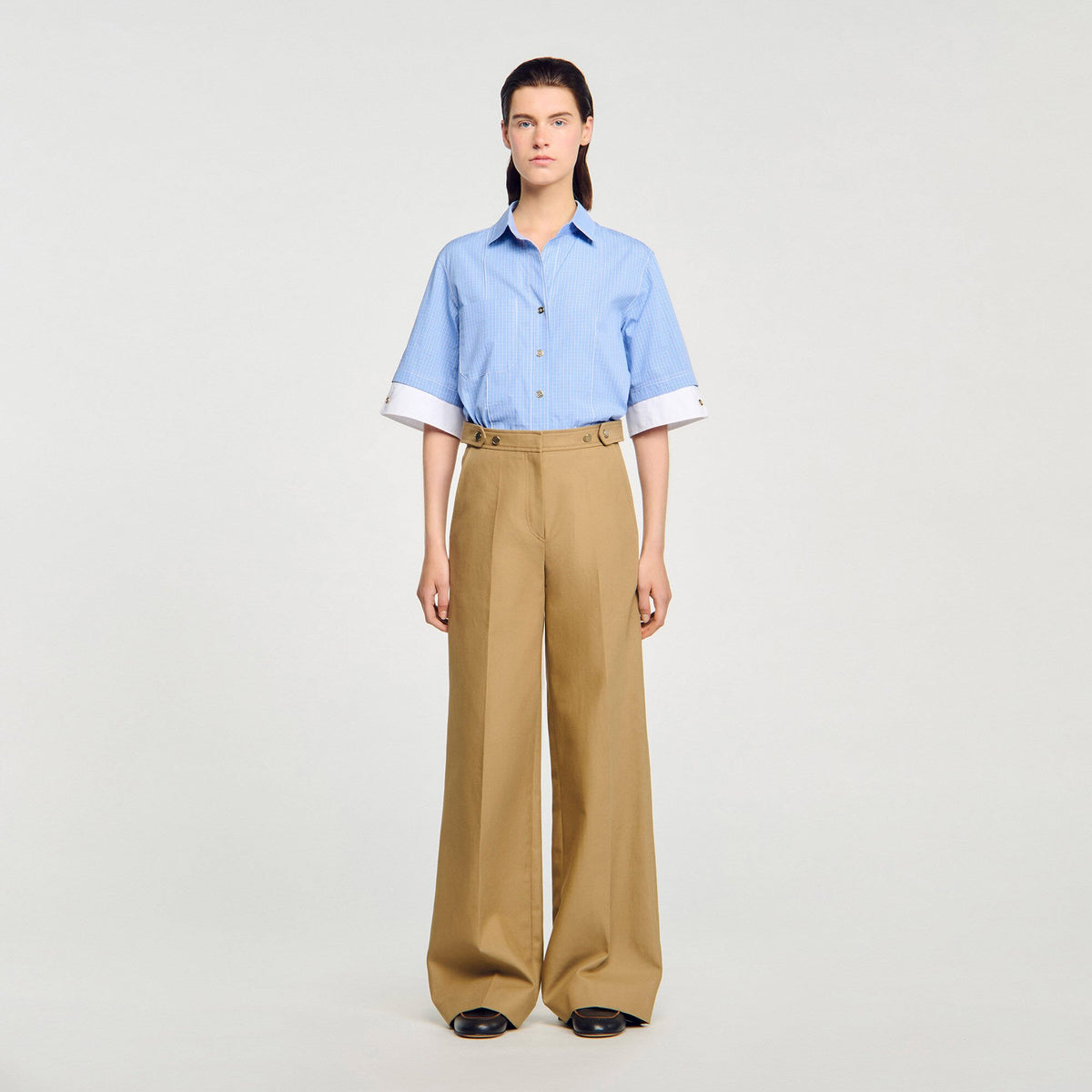 Sandro Cotton suit trousers