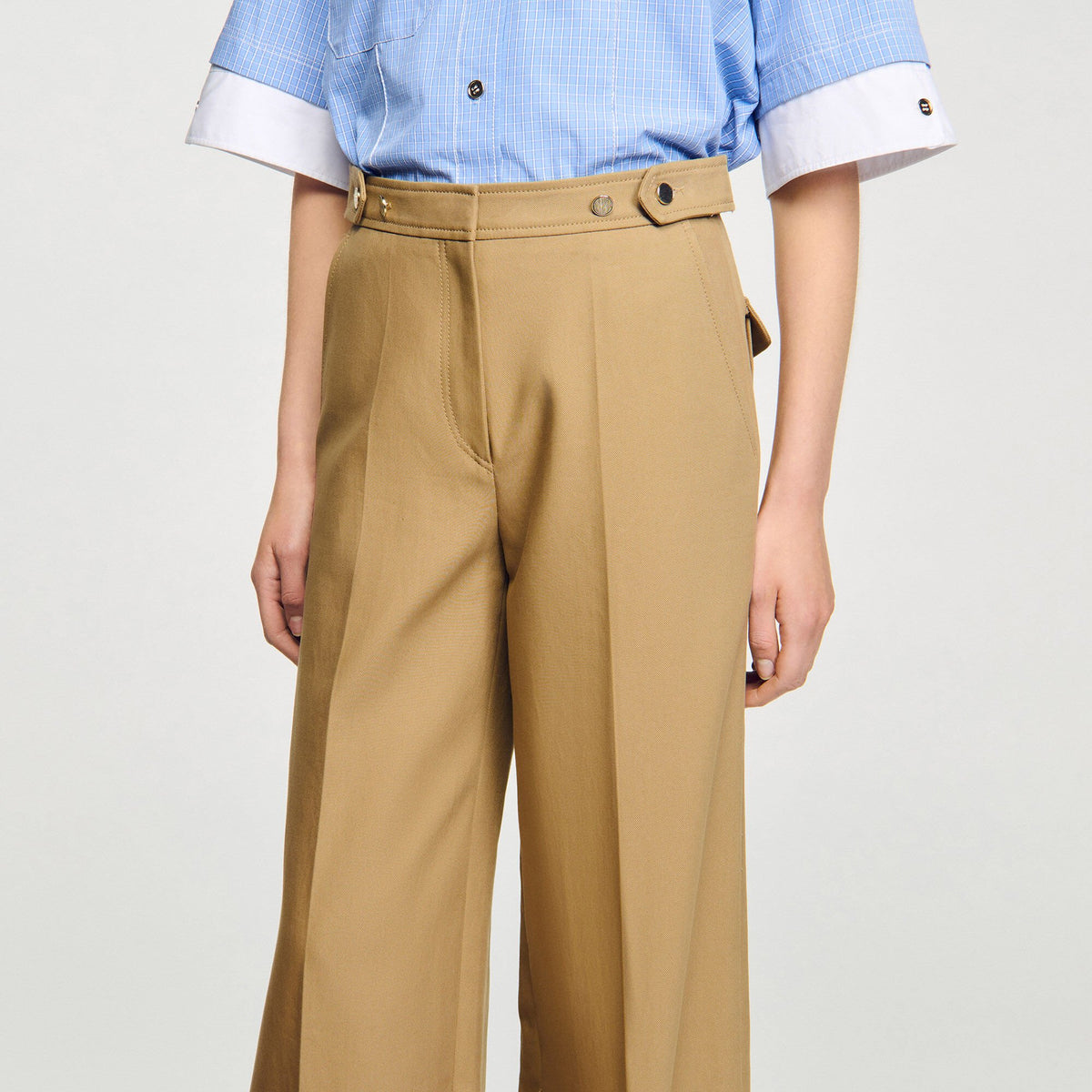 Sandro Cotton suit trousers