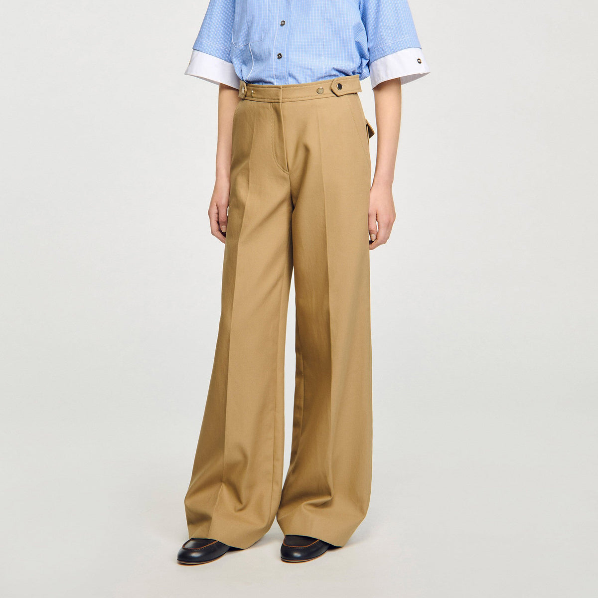 Sandro Cotton suit trousers