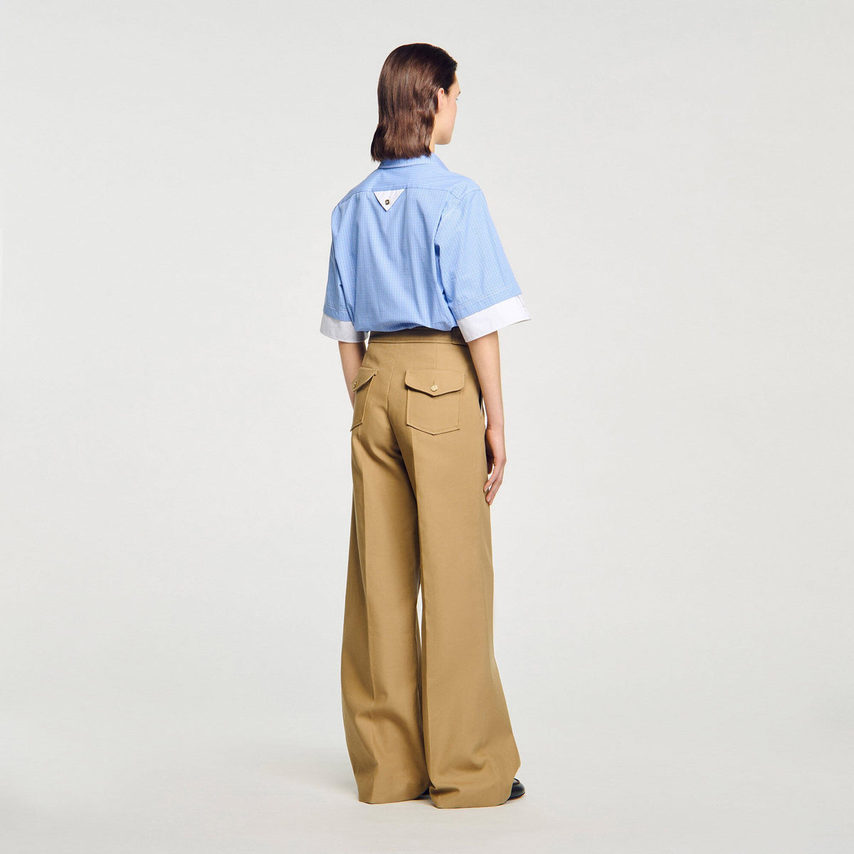 Sandro Cotton suit trousers