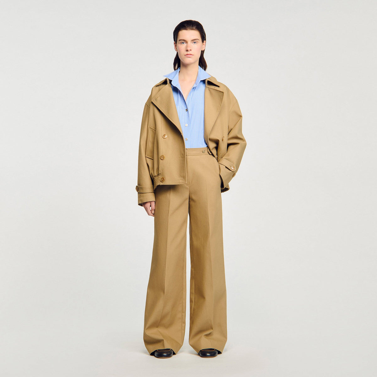 Sandro Cotton suit trousers