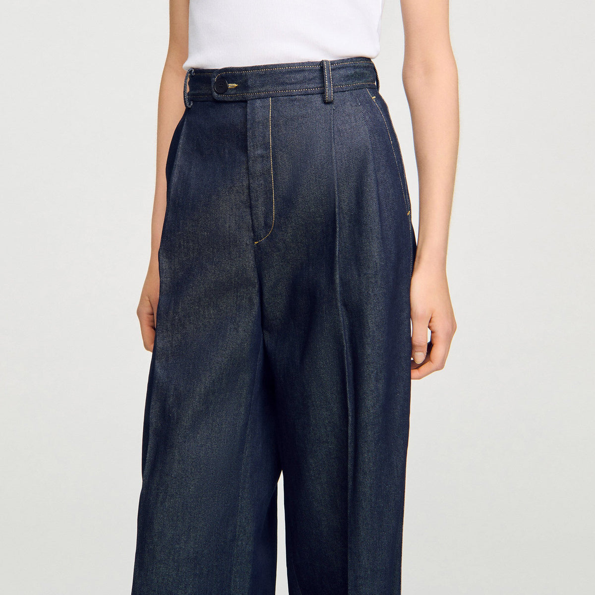 Sandro Denim suit trousers
