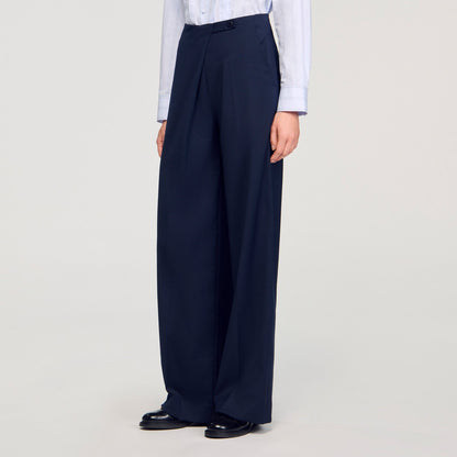 Sandro Asymmetric straight-leg trousers