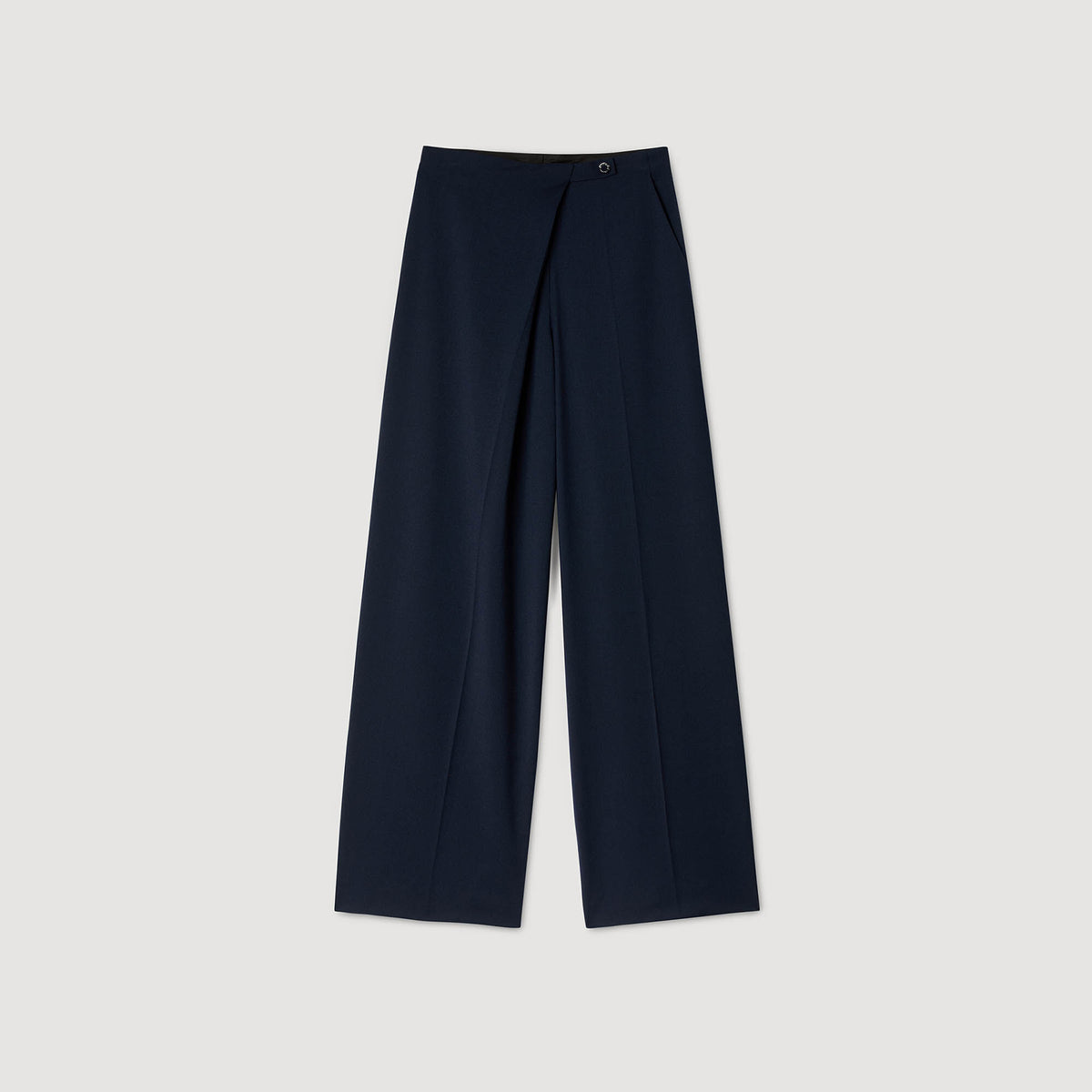 Sandro Asymmetric straight-leg trousers