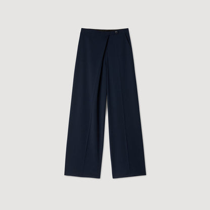 Sandro Asymmetric straight-leg trousers
