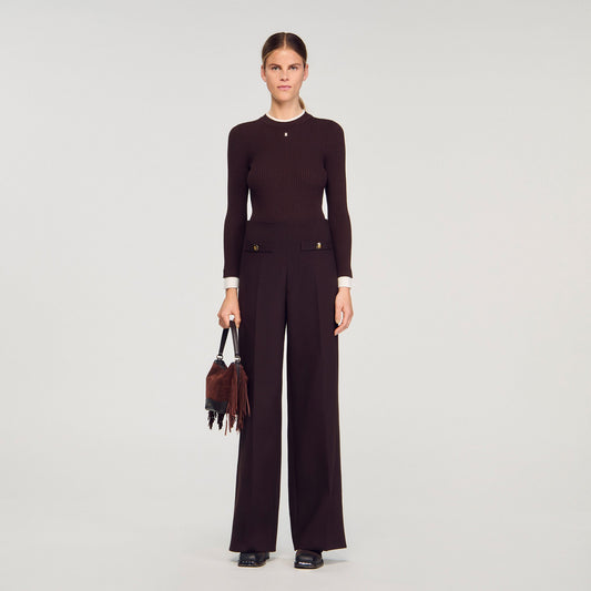 Sandro Flared trousers