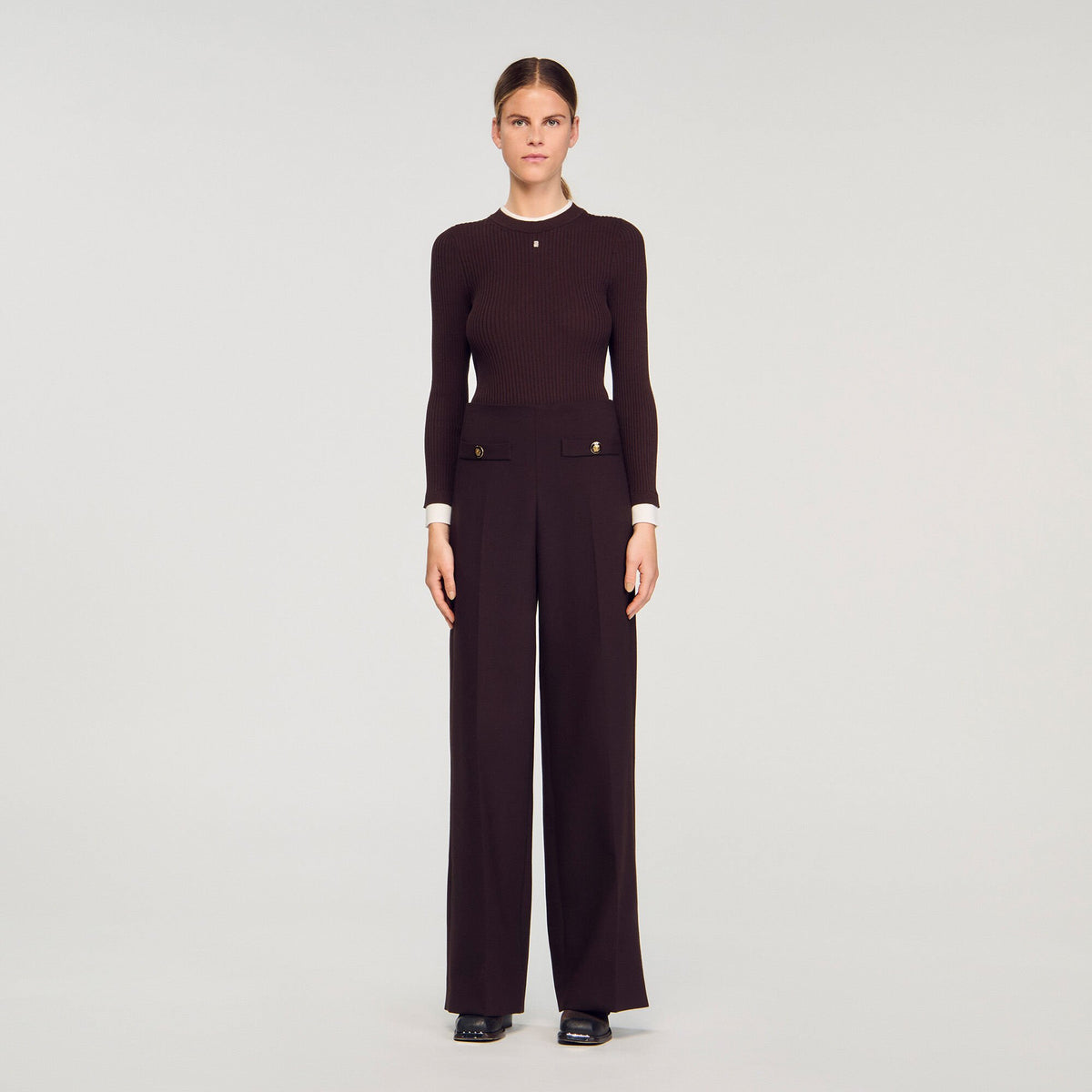 Sandro Flared trousers