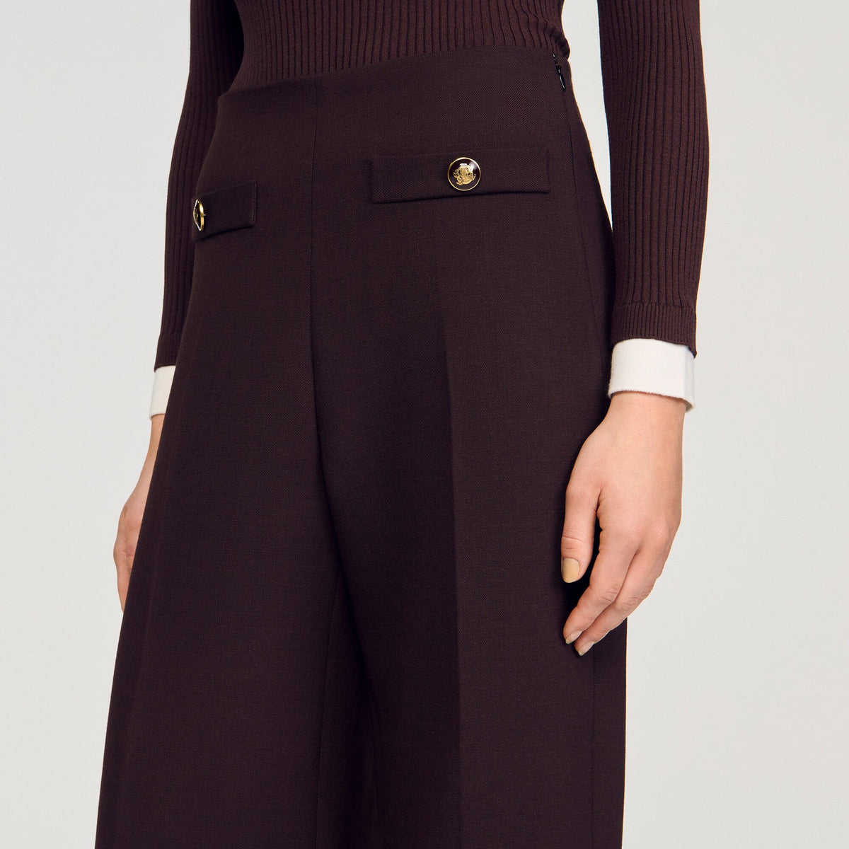 Sandro Flared trousers