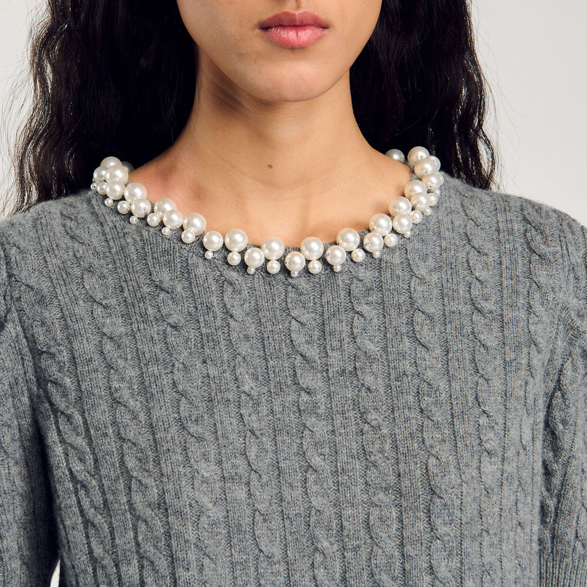 Sandro Cable knit sweater
