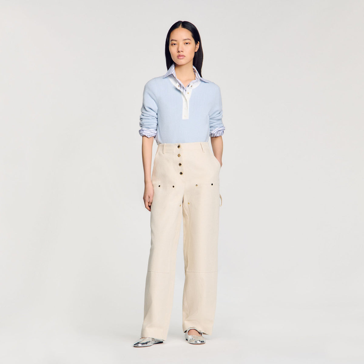 Sandro Wool and cashmere sweater
