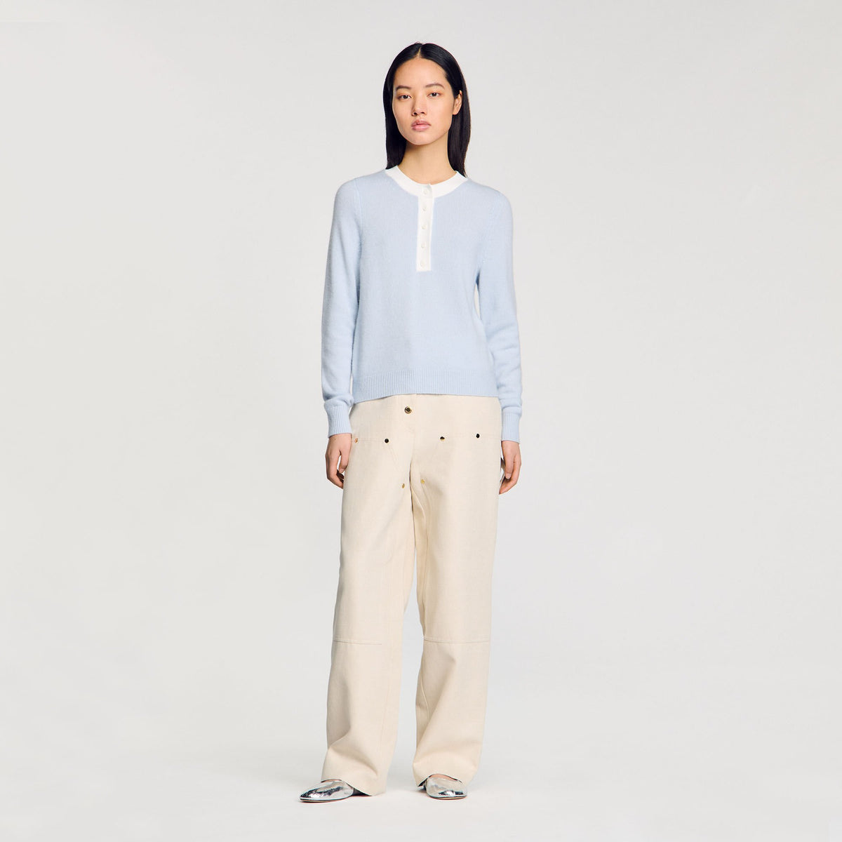 Sandro Wool and cashmere sweater