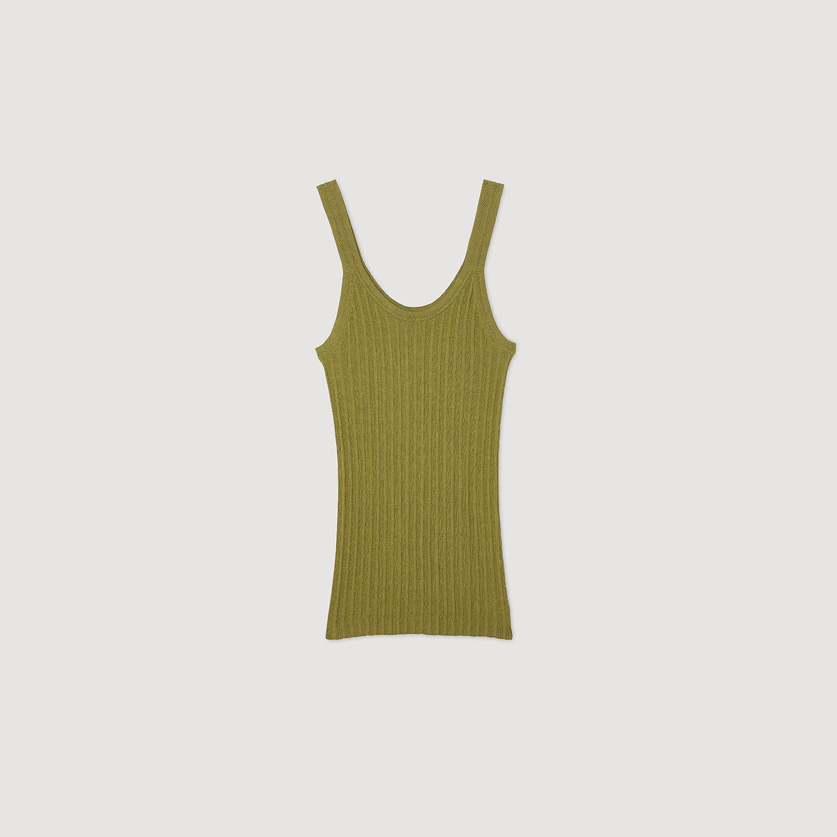 Sandro Ribbed vest top