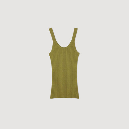 Sandro Ribbed vest top