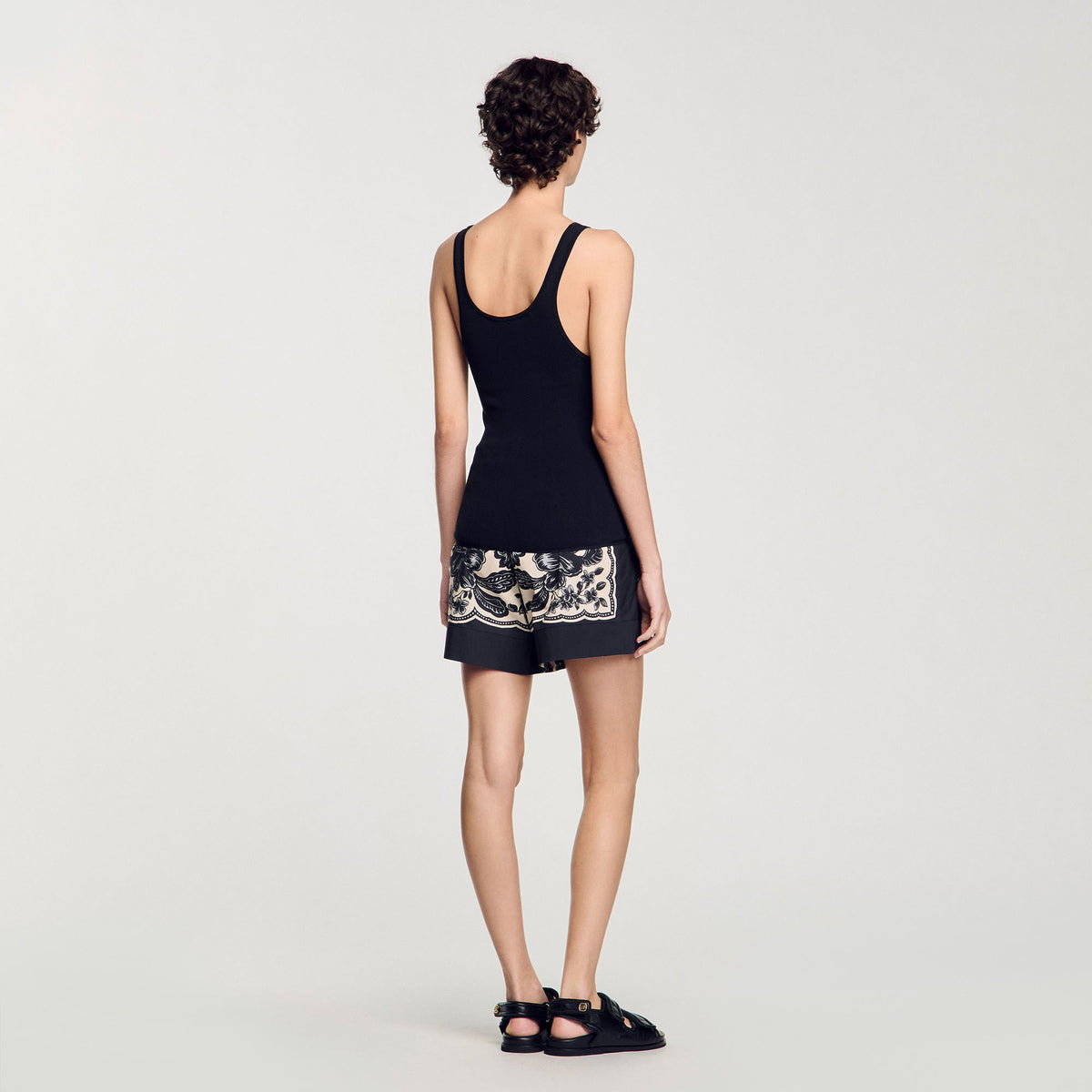 Sandro Rib knit vest top
