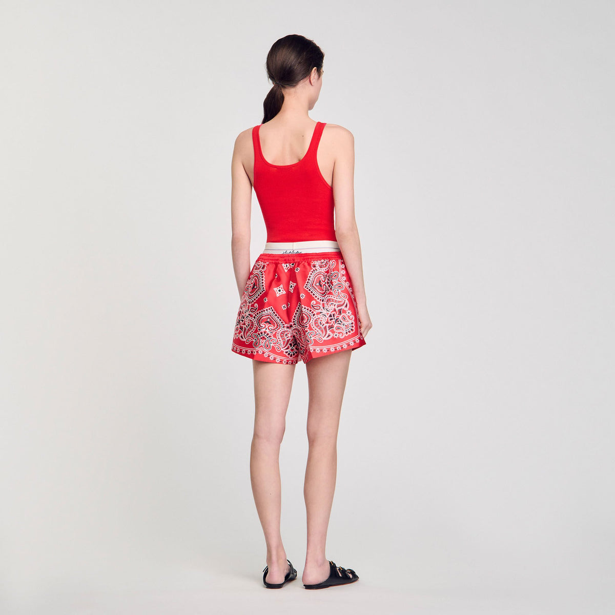 Sandro Rib knit vest top