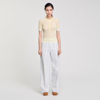 Sandro Short-sleeved sweater