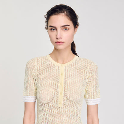Sandro Short-sleeved sweater