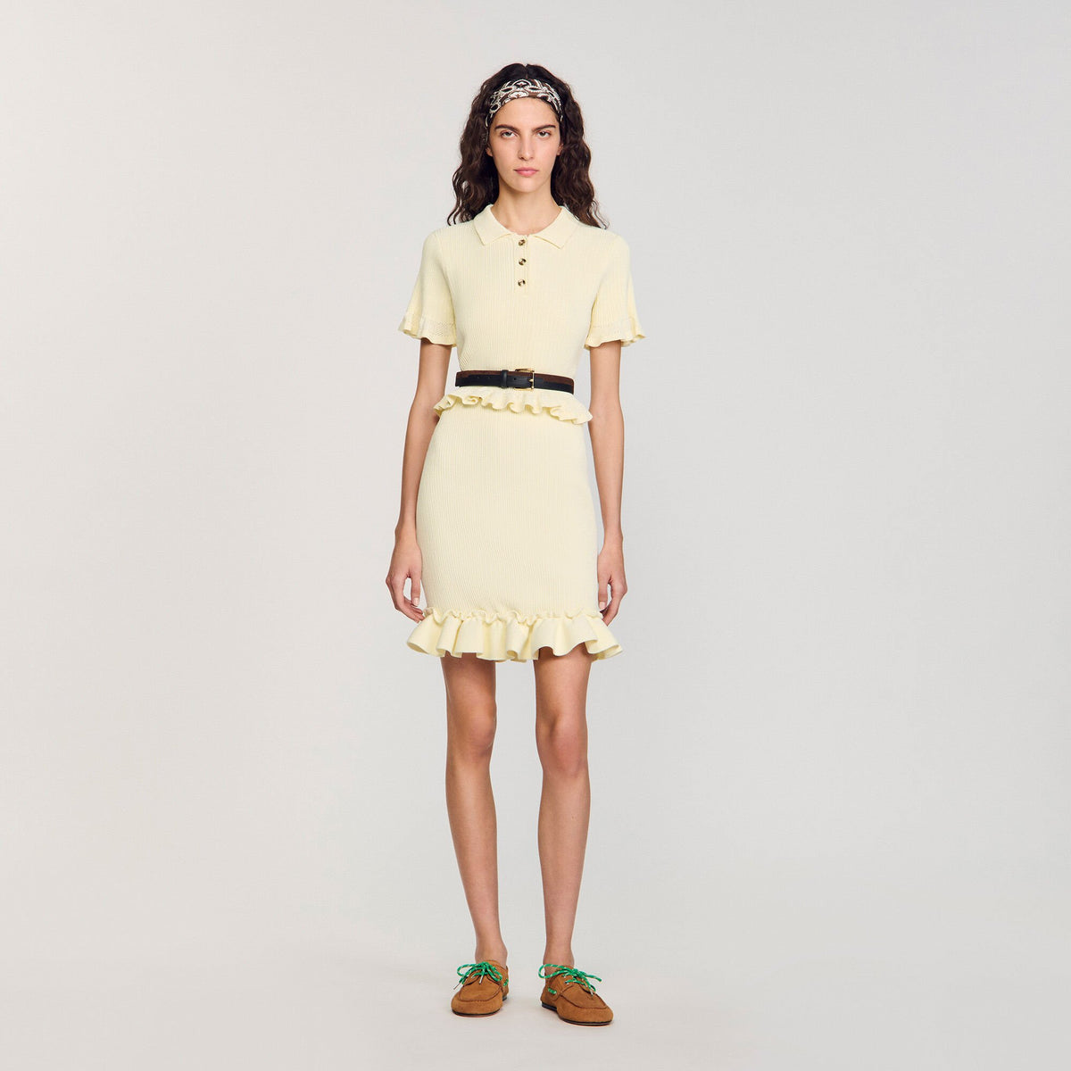 Sandro Flounced sweater