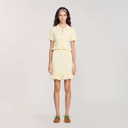 Sandro Flounced sweater