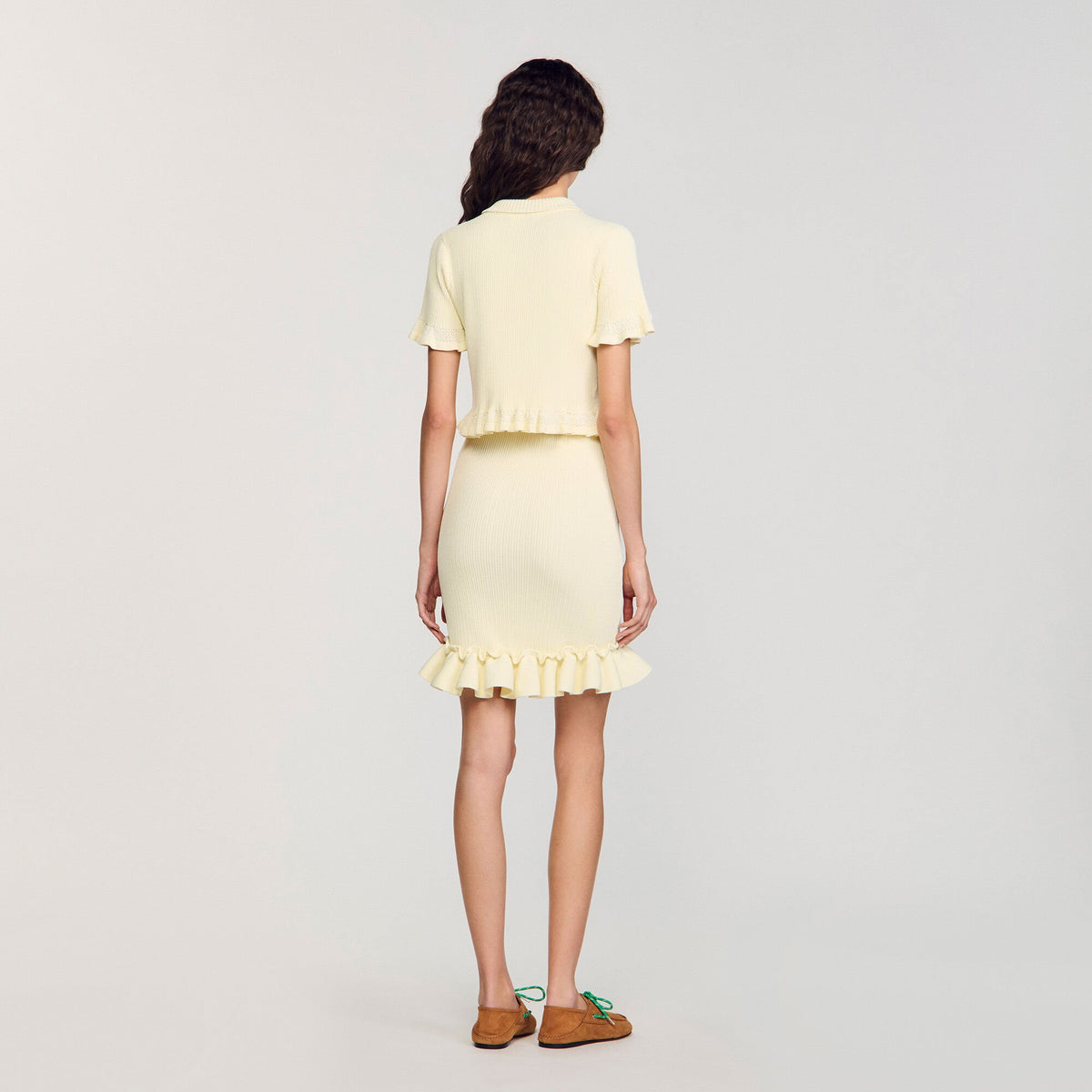 Sandro Flounced sweater