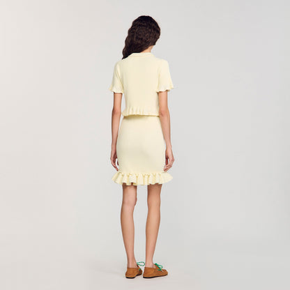 Sandro Flounced sweater