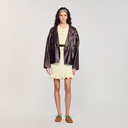Sandro Flounced sweater