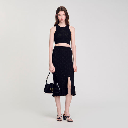 Sandro Decorative knit top