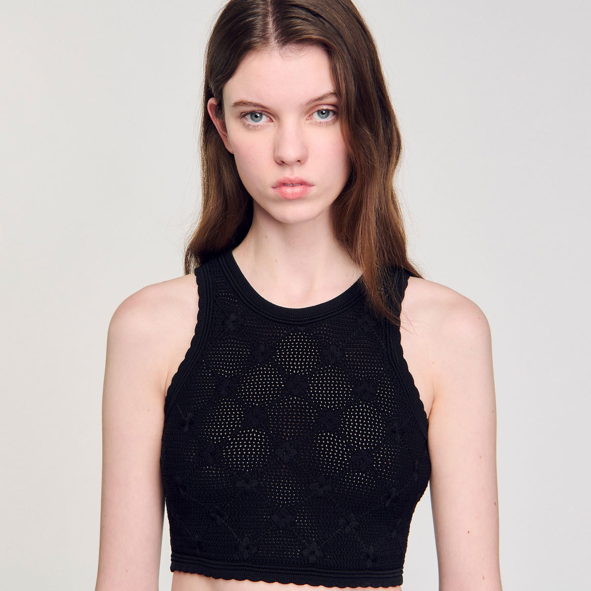 Sandro Decorative knit top