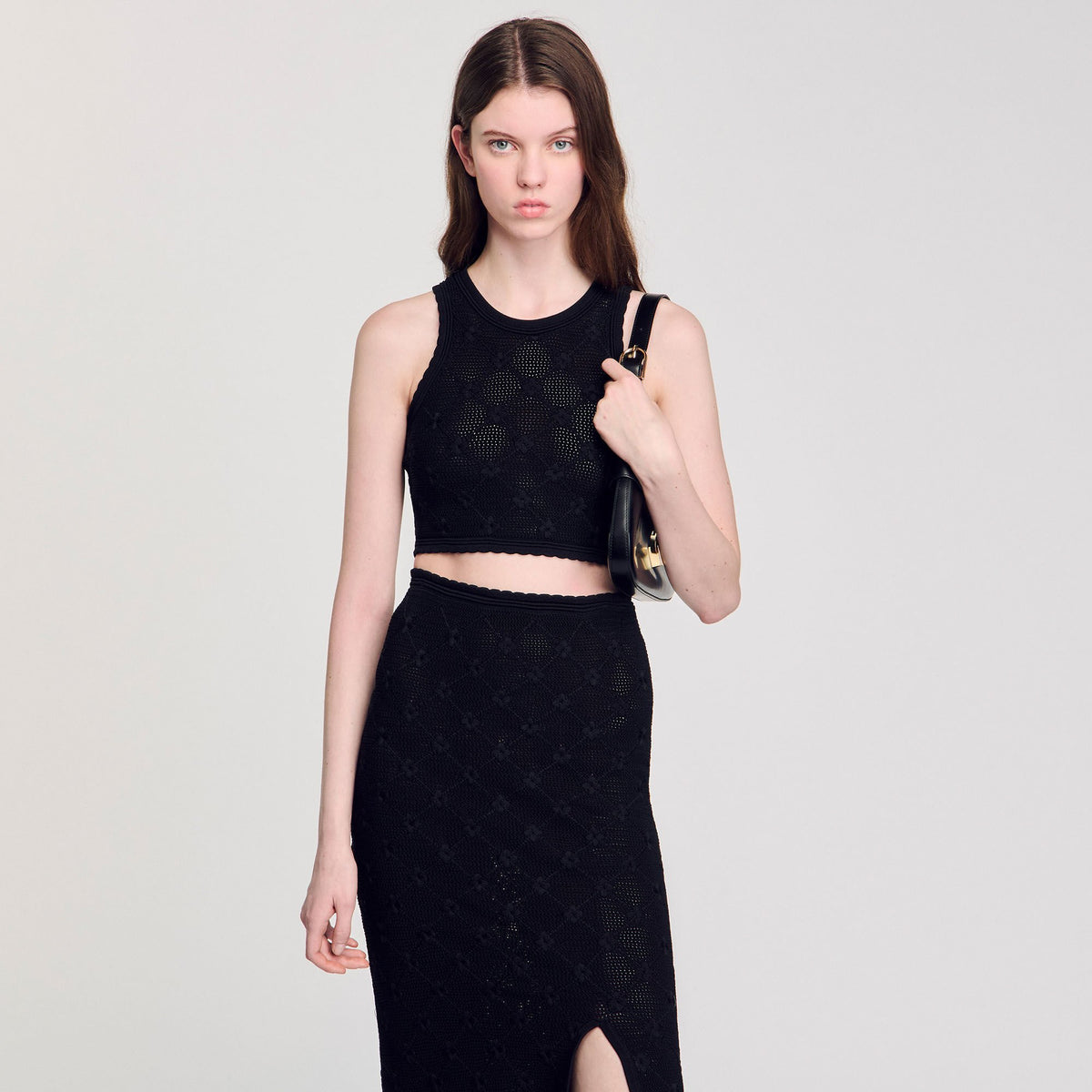Sandro Decorative knit top