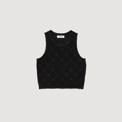 Sandro Decorative knit top