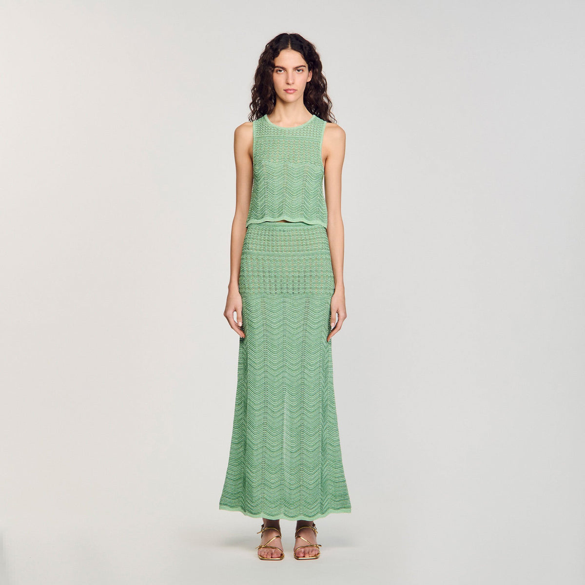 Sandro Decorative knit top