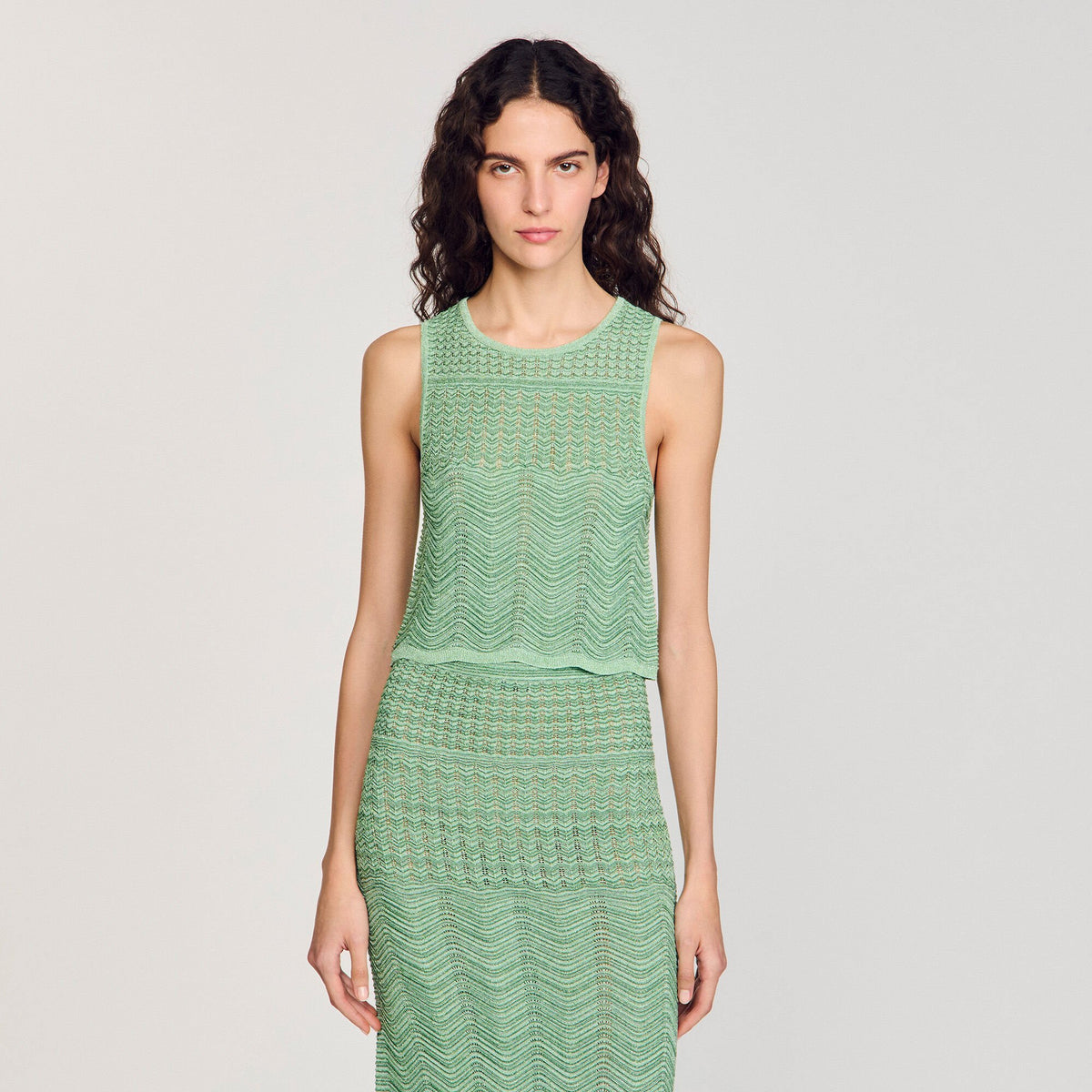 Sandro Decorative knit top