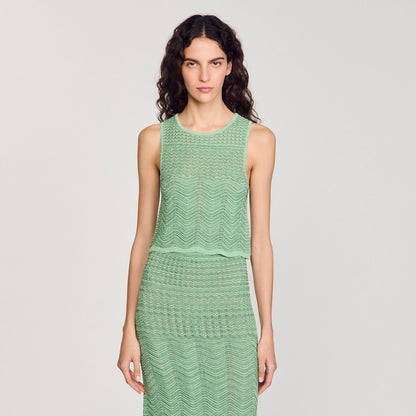 Sandro Decorative knit top