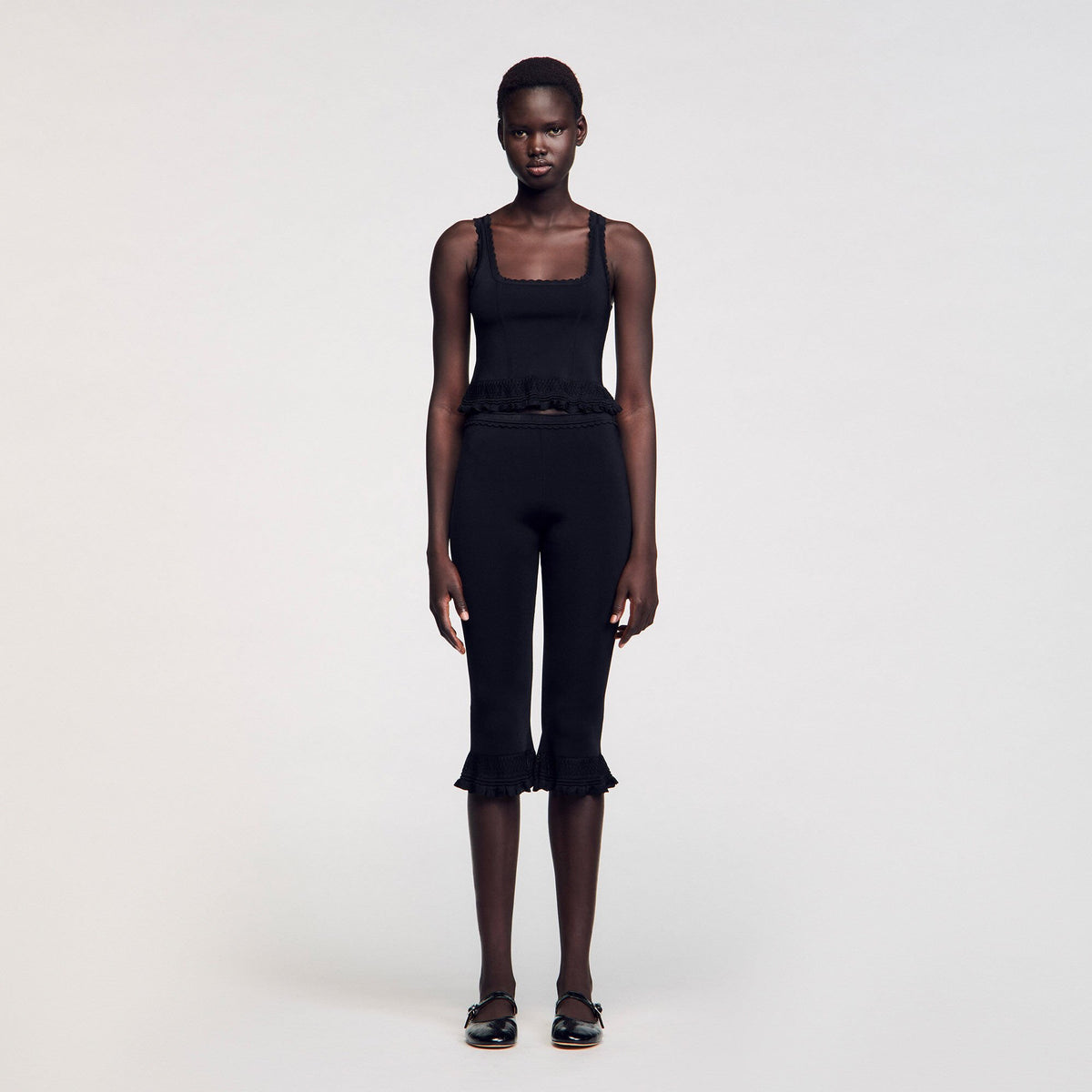 Sandro Ruffled top