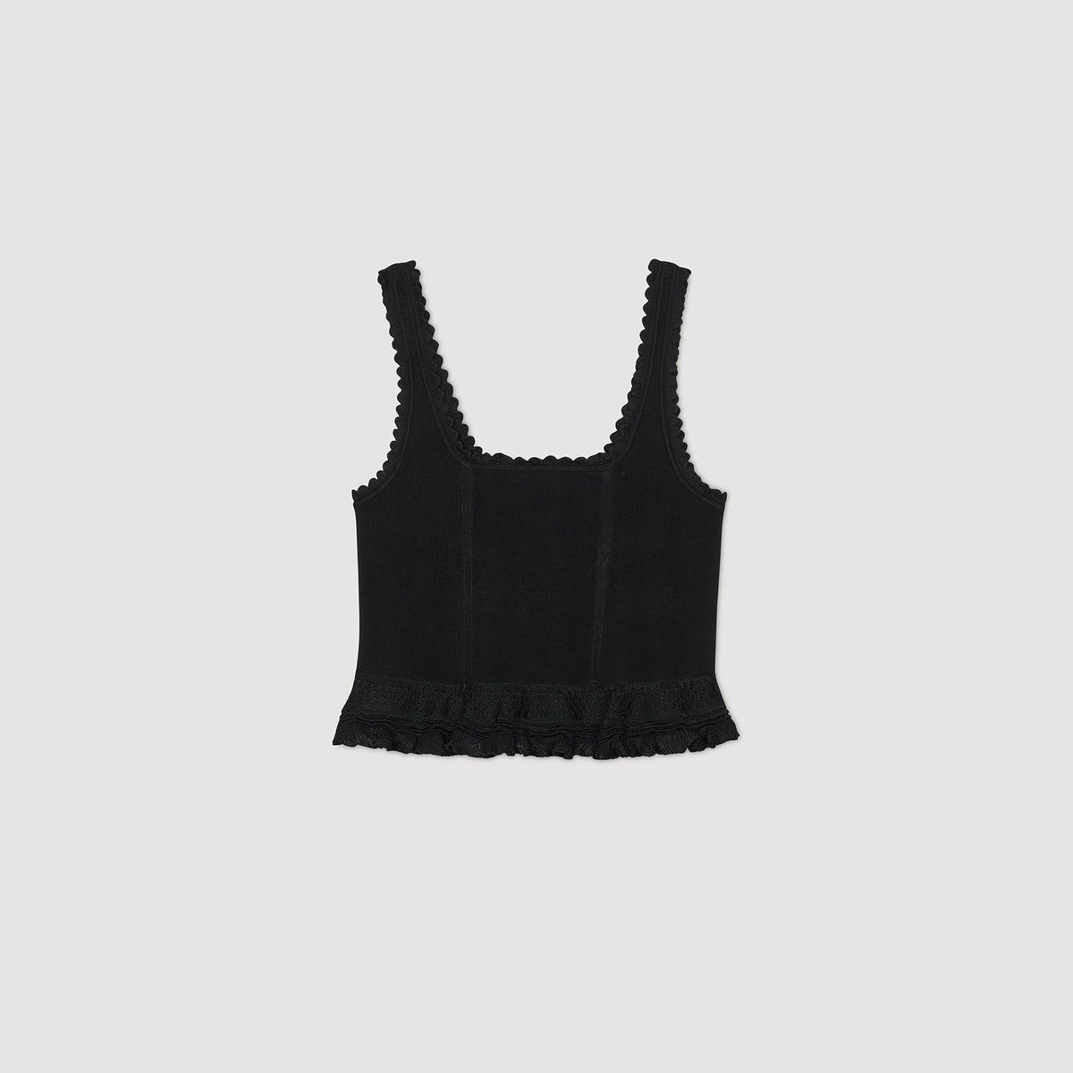 Sandro Ruffled top