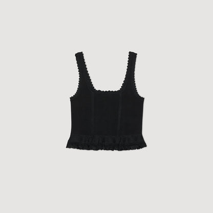 Sandro Ruffled top