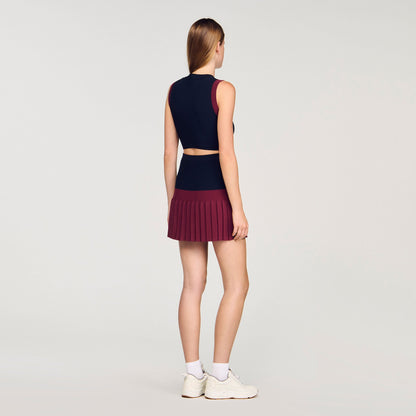 Sandro Two-tone knit top