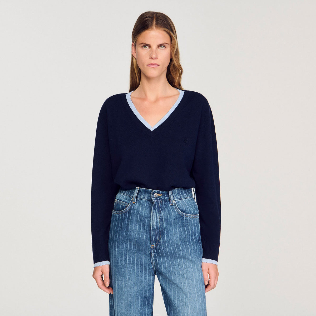 Sandro Wool and cashmere sweater