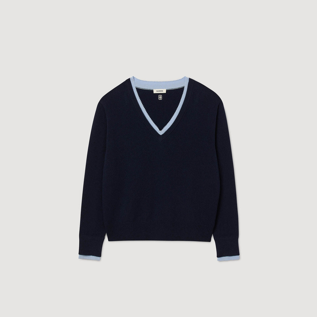 Sandro Wool and cashmere sweater