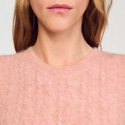 Sandro Twisted sleeveless sweater