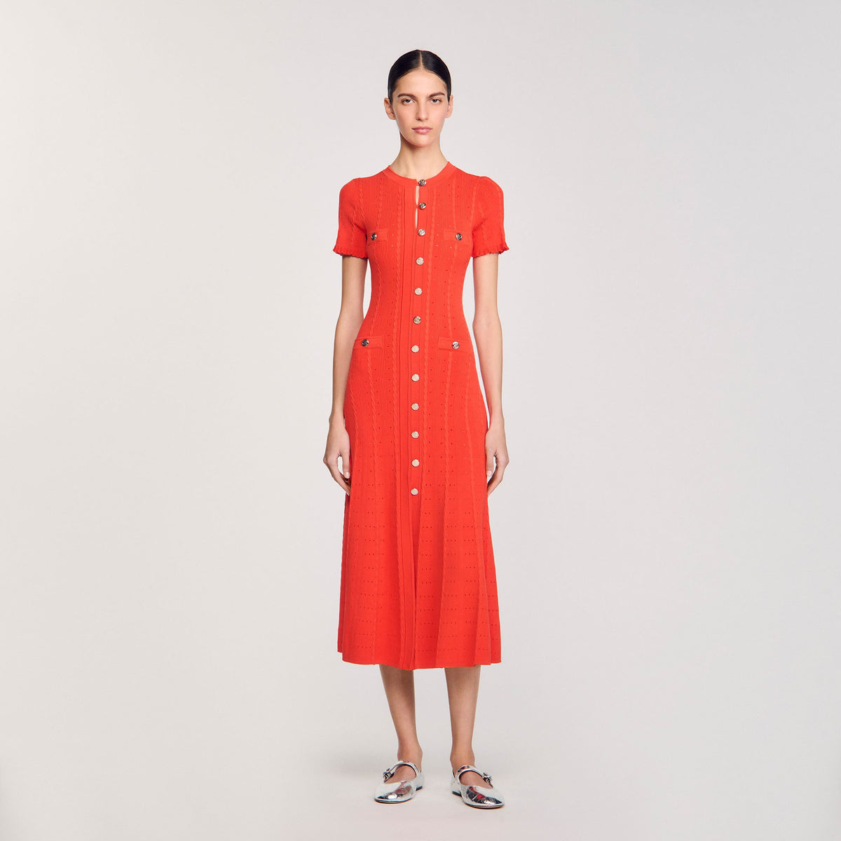 Sandro Knit maxi dress