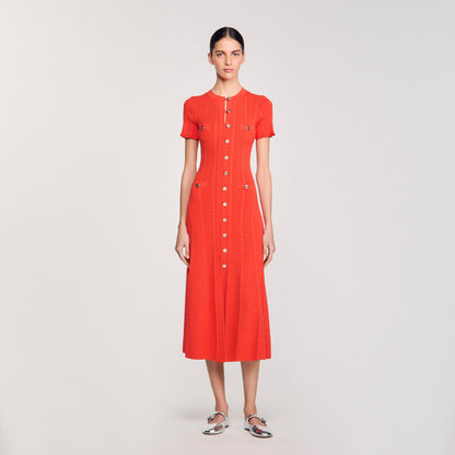 Sandro Knit maxi dress