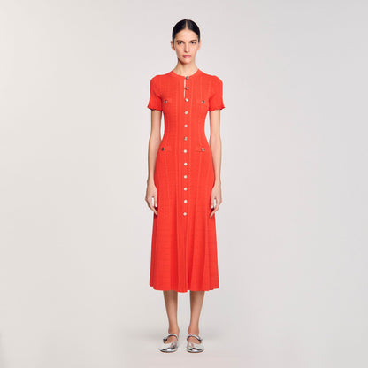 Sandro Knit maxi dress