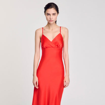 Sandro Flowy dress with straps